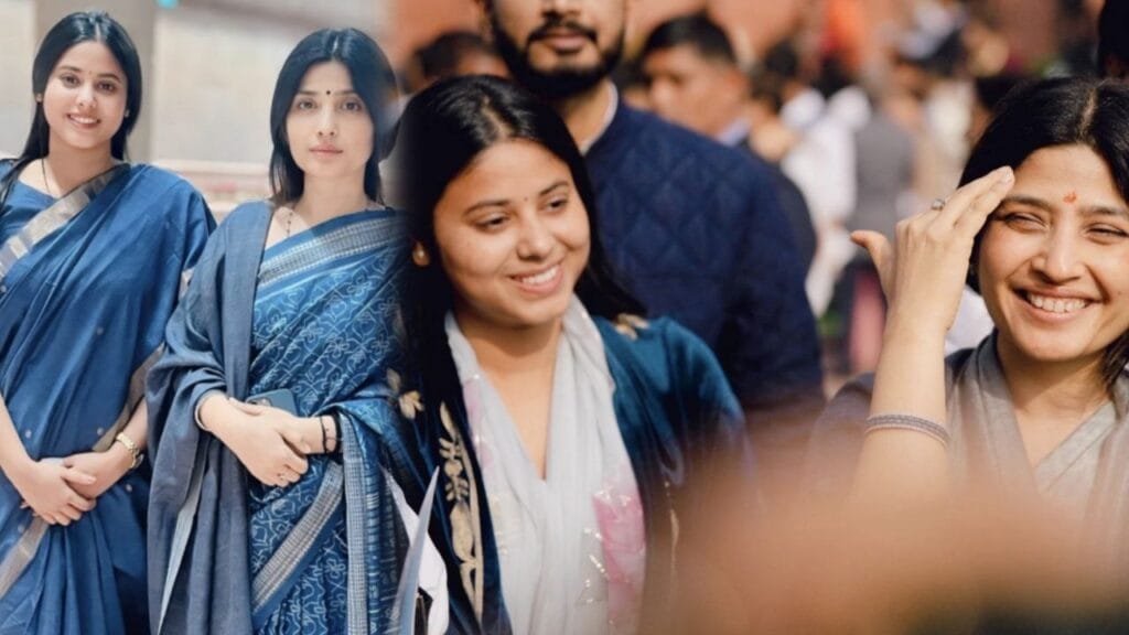 Priya Saroj With Dimple Yadav