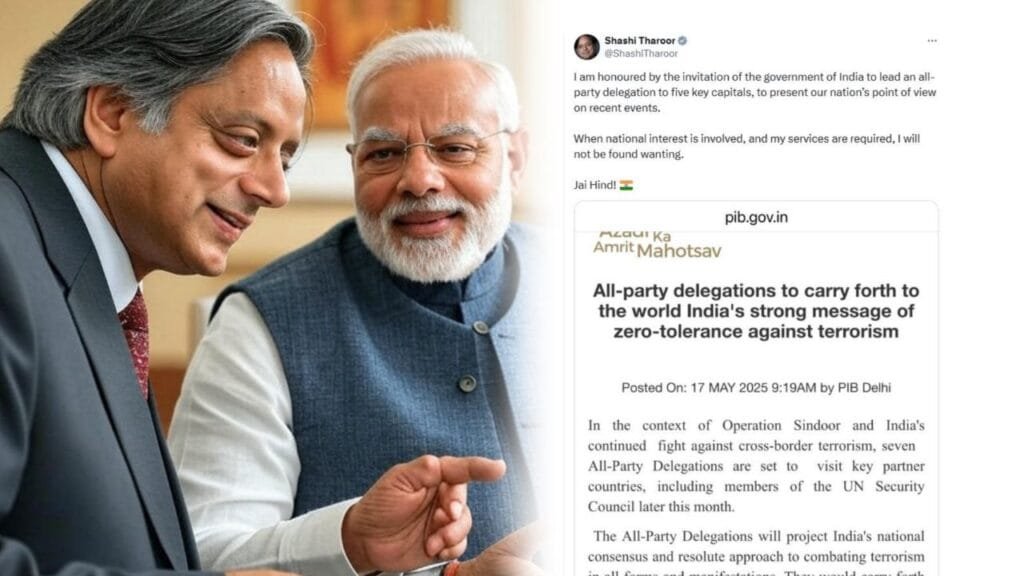Shashi Tharoor to Lead Surprise Global Mission After India's Bold Strike on Pakistan