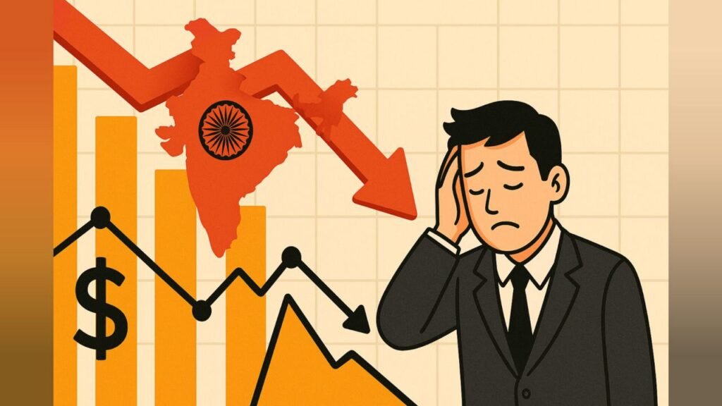 Stock Market Falls as Sensex Drops 636 Points and Nifty Slips Amid Global Worries