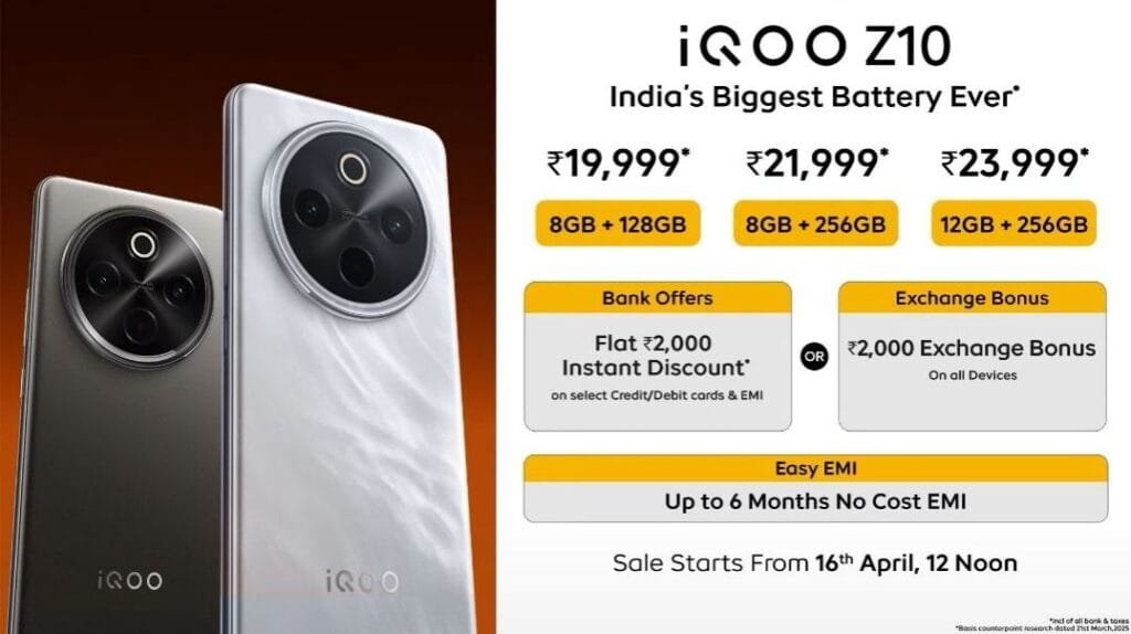 iQOO Z10 Might Be the Best Phone of 2025 – Price revealed